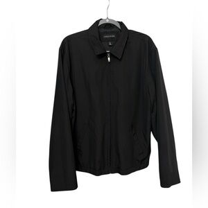 Structure Men's Classic Black Windbreaker